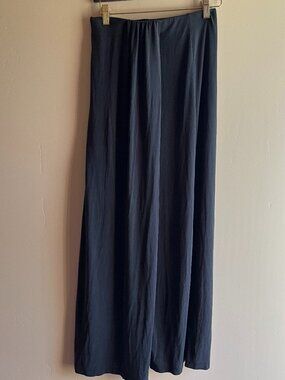 BCBG Max Azria Black Wrap Maxi Skirt Resort witchy whimsigoth goth grunge